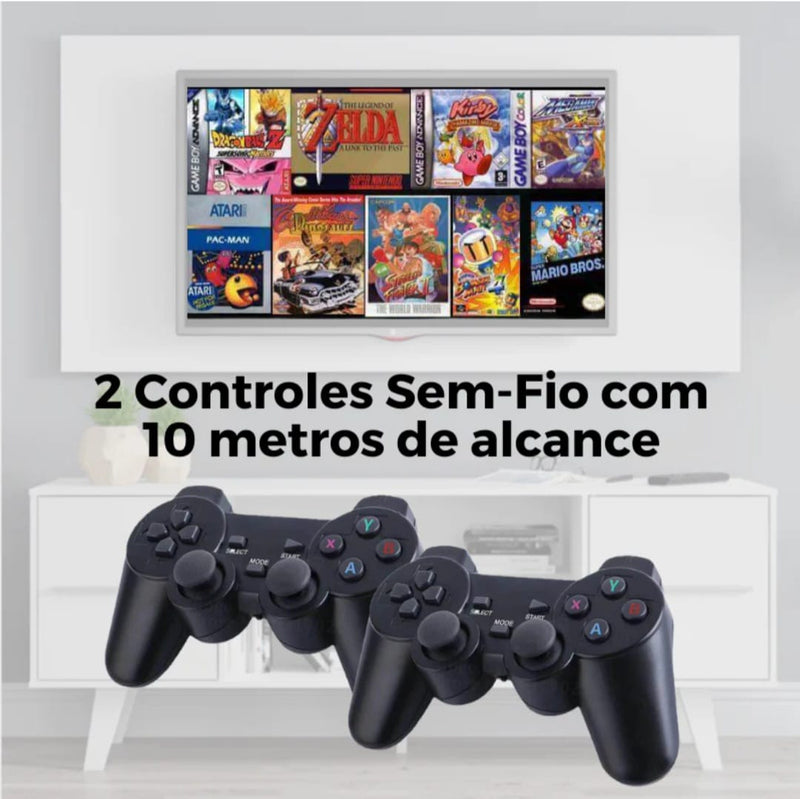 Video Game Stick Retrô 10.000 Jogos